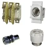 Pojistkové spodky, držáky, hlavice